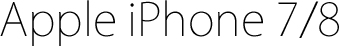 Apple iPHone 7/8